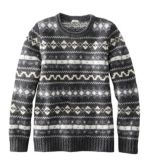 Women's Bean's Classic Ragg Wool Sweater, Crewneck Vintage Fair Isle
