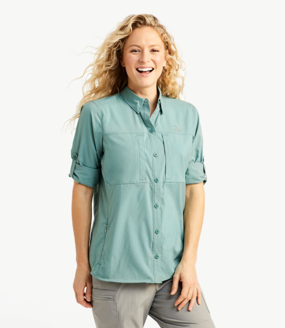 Women's Tropicwear Pro Stretch Shirt, Long-Sleeve | Shirts & Button ...