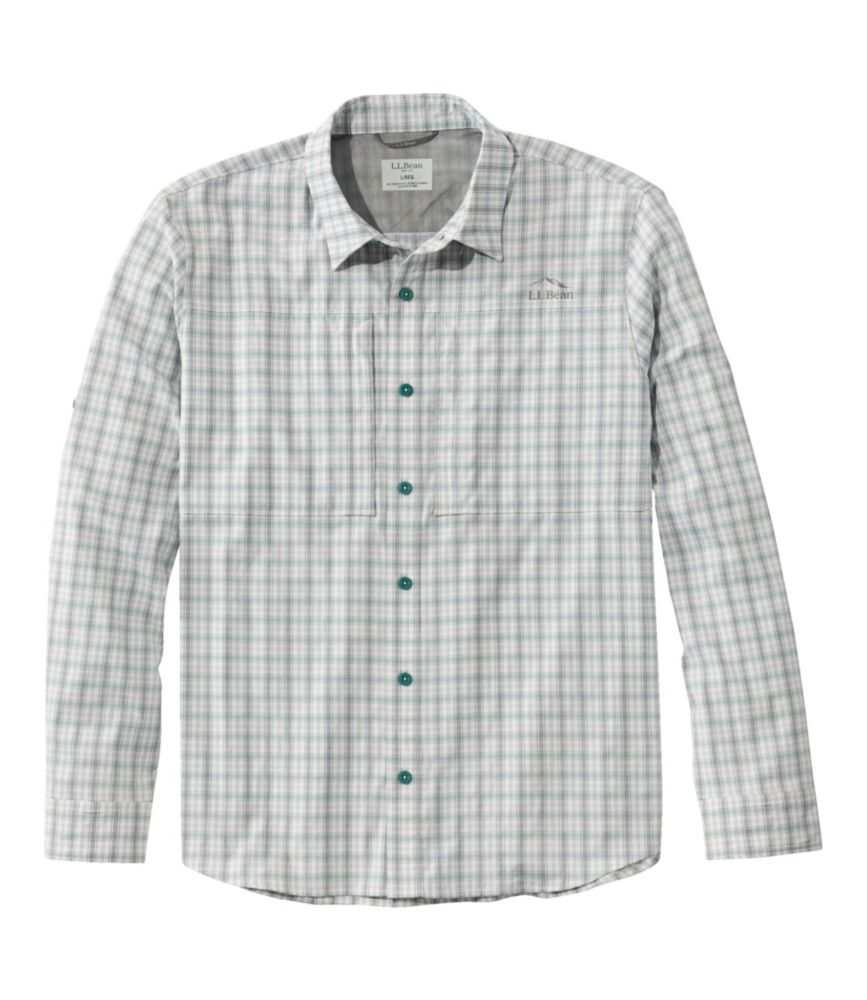 Men's Tropicwear Pro Stretch Shirt, Long-Sleeve Plaid