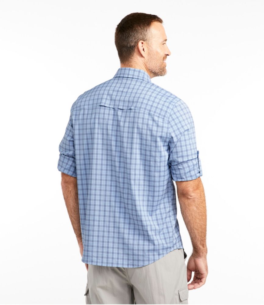 Men's Tropicwear Pro Stretch Shirt, Long-Sleeve Plaid