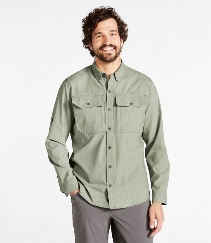 L.L. Bean, Shirts, Ll Bean Mens Fishing Dress Shirt Includes A Zipper  Pocket Breathable Quick Dry