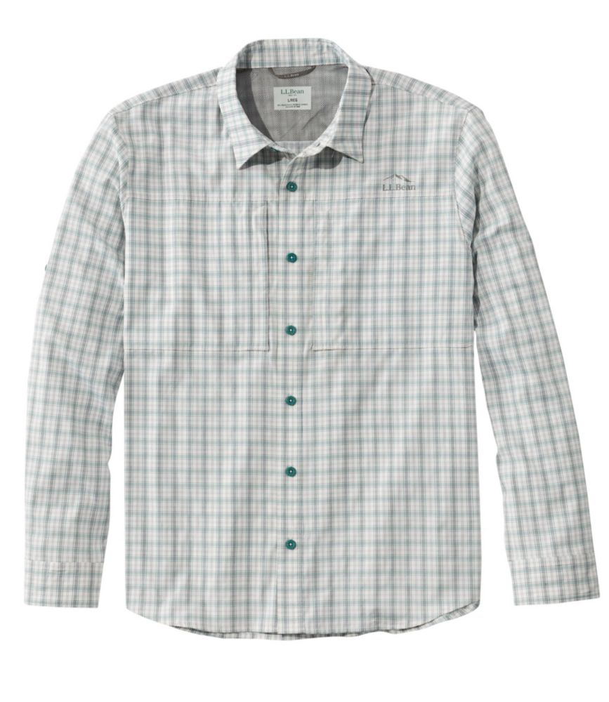 Men's Tropicwear Pro Stretch Shirt, Long-Sleeve Plaid | Shirts at L.L.Bean