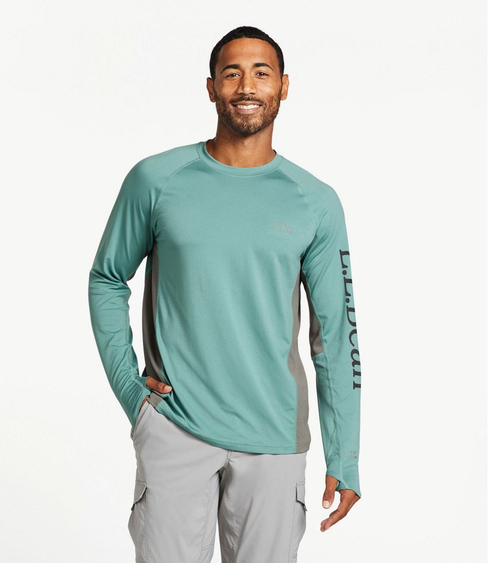 Men's Tropicwear Knit Crew Shirt, Long-Sleeve