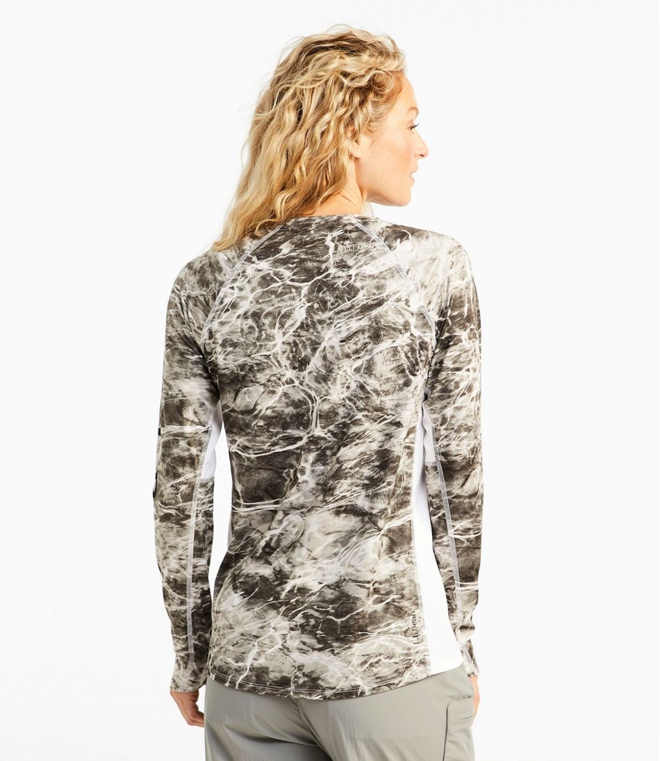 Women's Tropicwear Knit Crew Shirt, Long-Sleeve Print