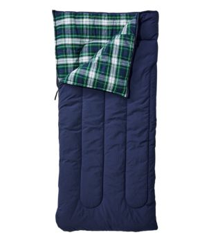 Kids' L.L.Bean Flannel Lined Camp Sleeping Bag 40