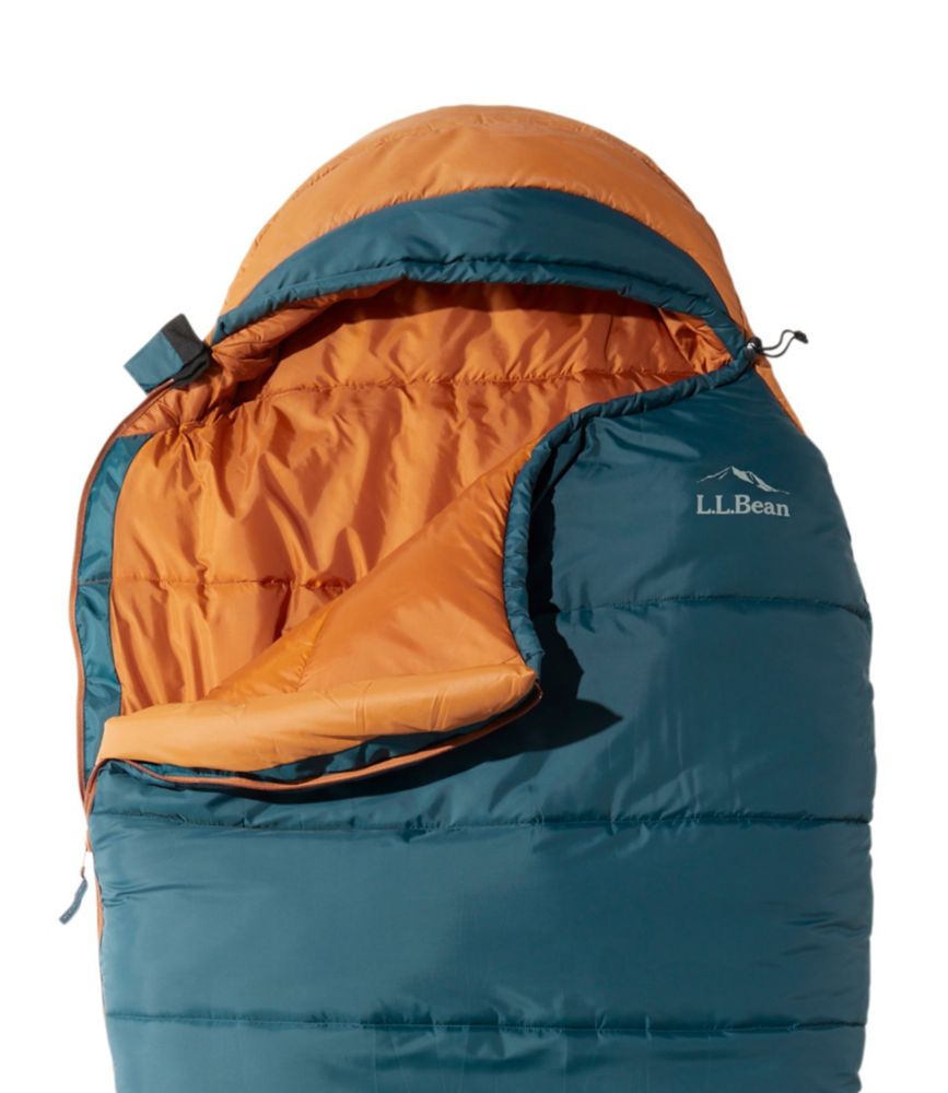 Women's L.L.Bean Adventure Sleeping Bag, 25° Mummy, Deep Admiral Blue, small image number 3