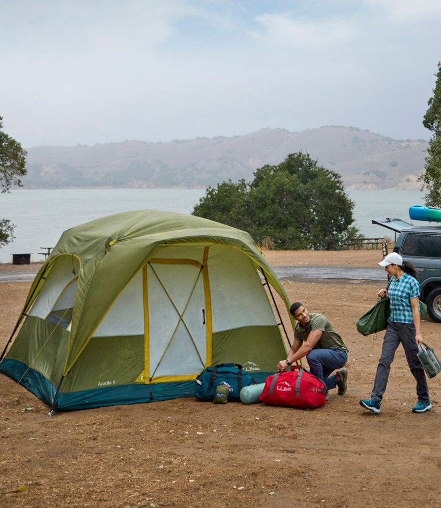 L.L.Bean Acadia 6-Person Family Tent, Avocado/Chartreuse, small image number 6