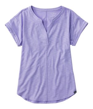 Women's Streamside Tee, Short-Sleeve Splitneck