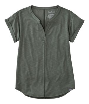 Women's Streamside Tee, Short-Sleeve Splitneck