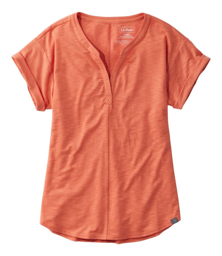 Women's Streamside Tee, Short-Sleeve Splitneck