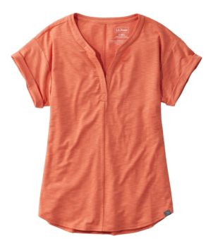 Women's Streamside Tee, Short-Sleeve Splitneck