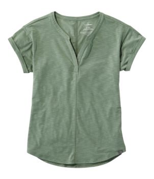 Women's Streamside Tee, Short-Sleeve Splitneck