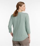 Women's Streamside Tee, Three-Quarter-Sleeve Splitneck Women's Streamside Tee, Three-Quarter-Sleeve Splitneck