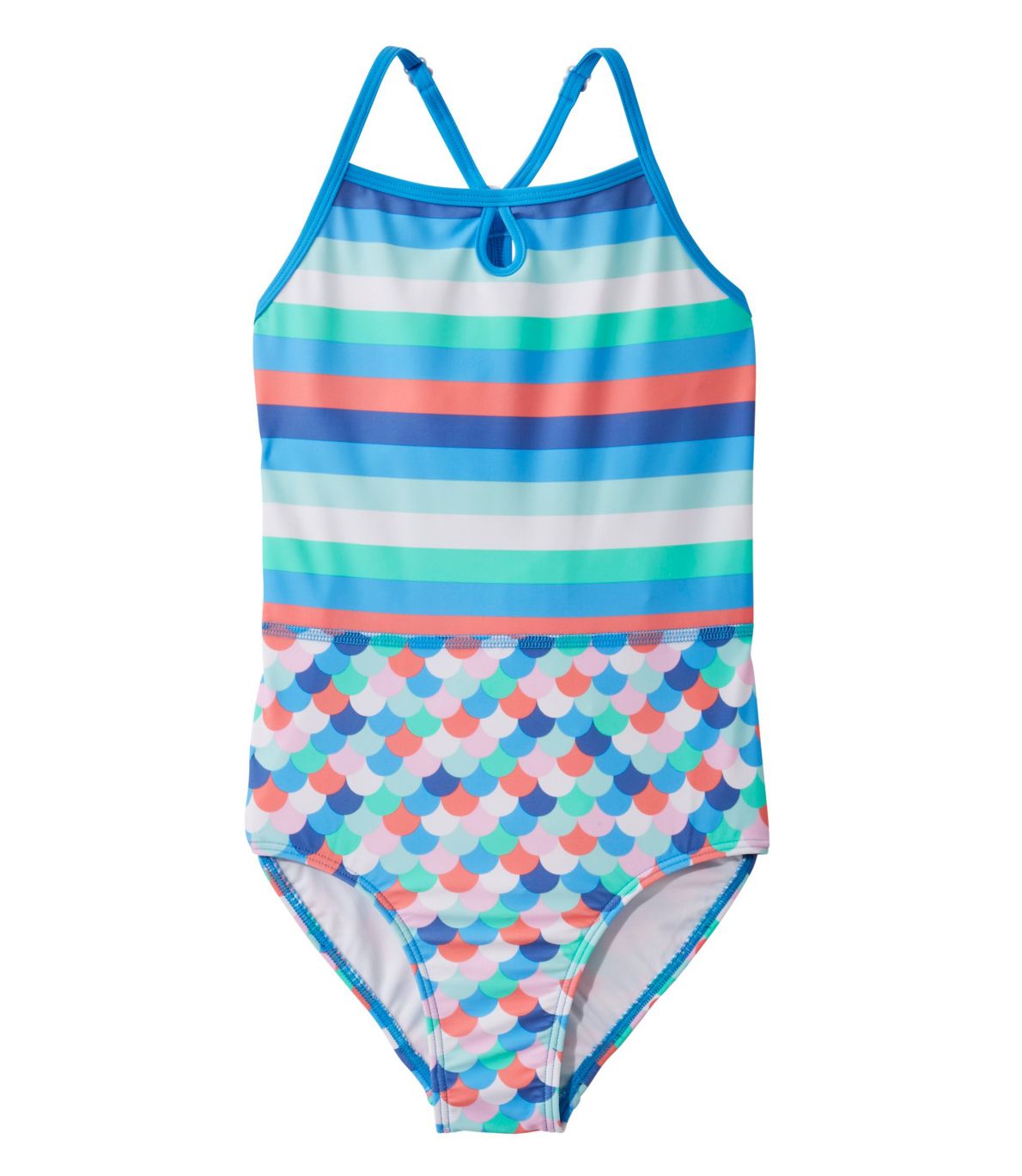 Girls' BeanSport Swimsuit, One-Piece, Print