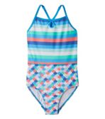 Girls' BeanSport Swimsuit, One-Piece, Print