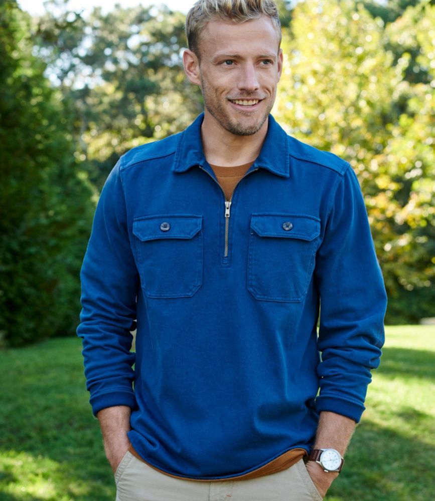 ll bean half zip pullover