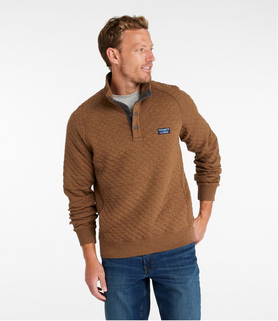 Men's L.L.Bean Quilted Crewneck Sweatshirt