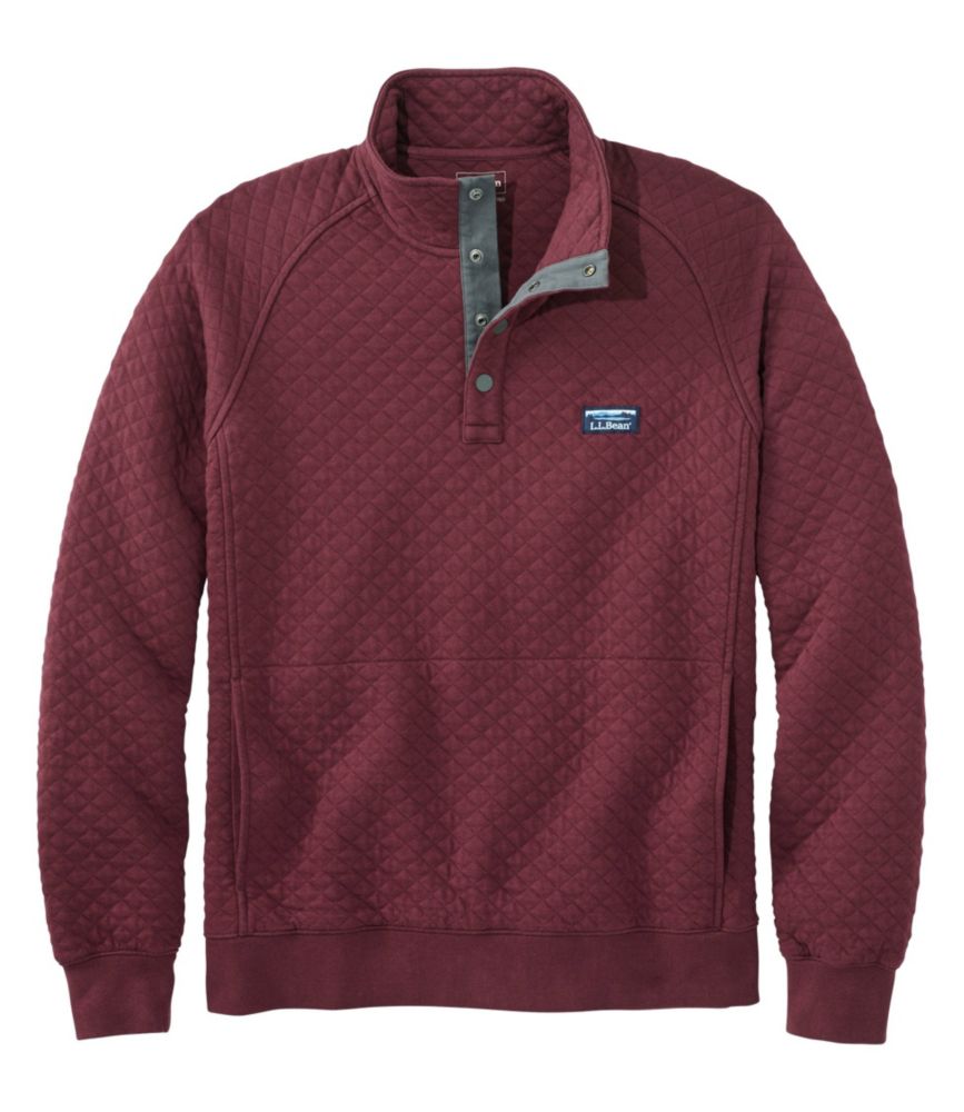 Ll bean quilted sweatshirt on sale