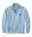 Men's Quilted Sweatshirt Pullover, Surf Blue Heather, small image number 0