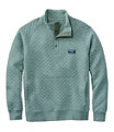 Men's Quilted Sweatshirt, Pullover, Faded Sage Heather, small image number 0