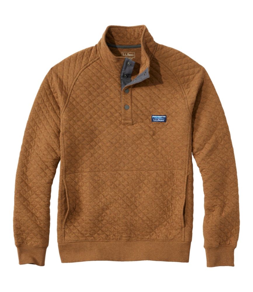 Ll bean quilted pullover best sale