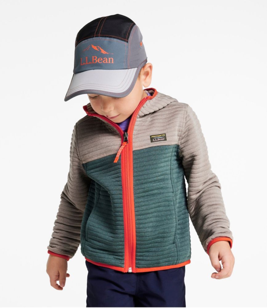 Kids' Airlight Full-Zip Hoodie, Colorblock, Carbon Navy/Light Ocean, small image number 2