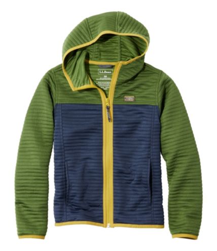 Kids Airlight Full Zip Hoodie Colorblock Jackets Vests at L.L.Bean