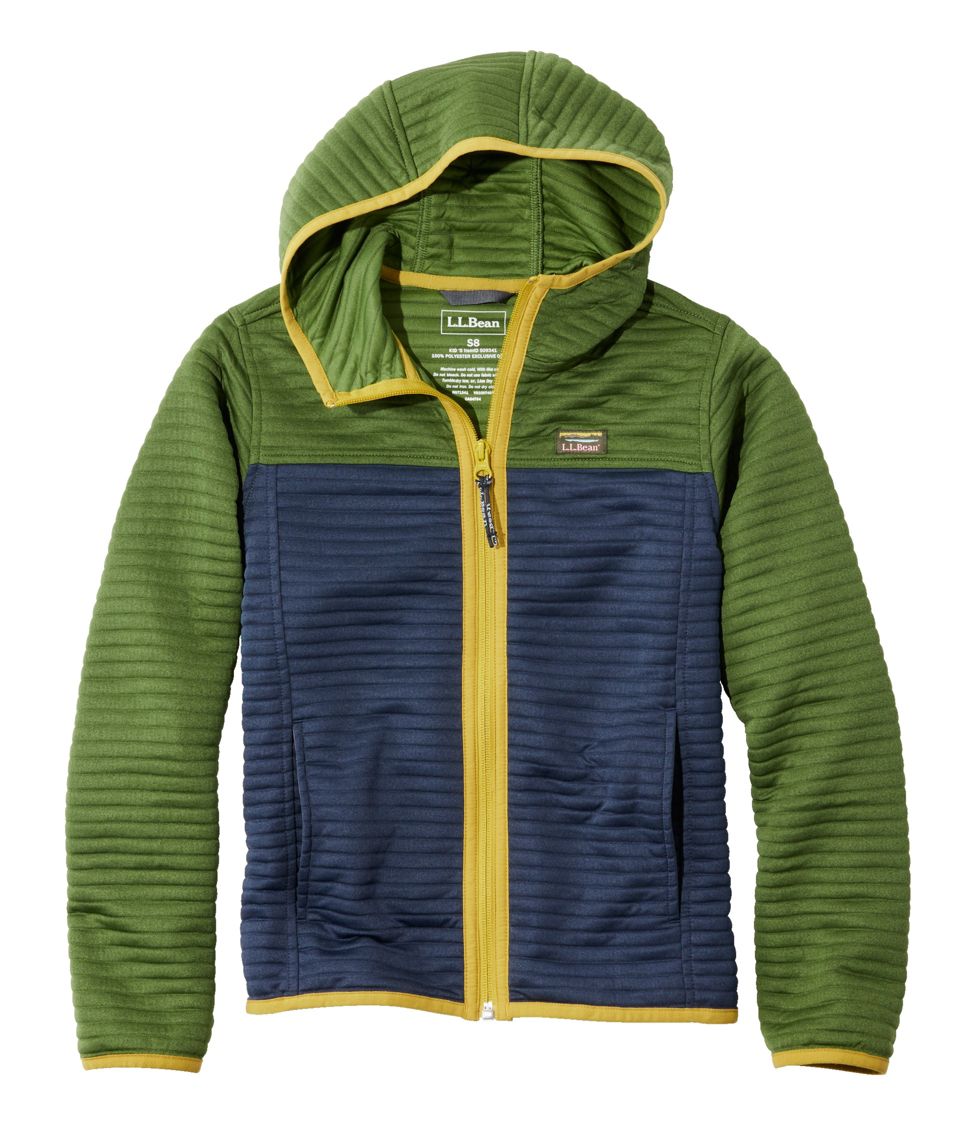 Kids' Airlight Full-Zip Hoodie, Colorblock at L.L. Bean