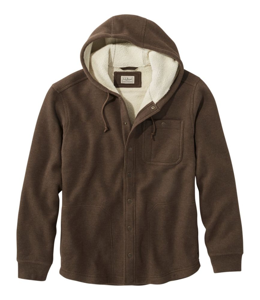 Men's Katahdin Iron Works Bonded Waffle Fleece, Hooded Sweatshirt Regular