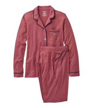 Women's Super-Soft Shrink-Free Pajama Set, Button-Front