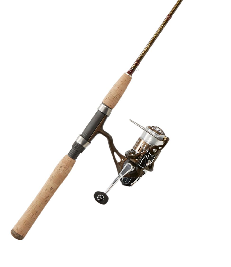 Double L Spin Rod and Reel Outfit Moss, Aluminium | L.L.Bean, 7
