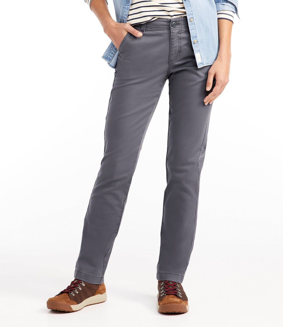 Casual Straight Leg Chino Pants