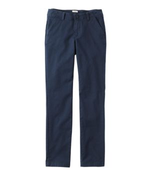 Women's Lakewashed Chino Pants, Mid-Rise Straight-Leg