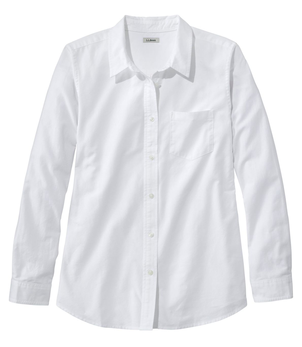 Women's Lakewashed Organic Cotton Oxford Shirt, Relaxed