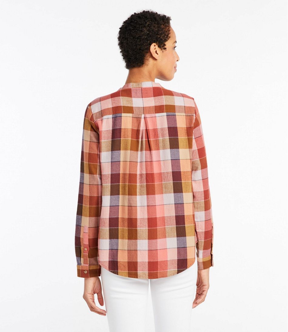 Women's Organic Herringbone Flannel Shirt