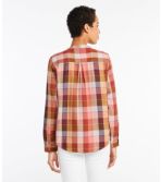 Women's Organic Herringbone Flannel Shirt