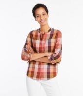 Women's Organic Herringbone Flannel Shirt | Shirts & Tops at L.L.Bean