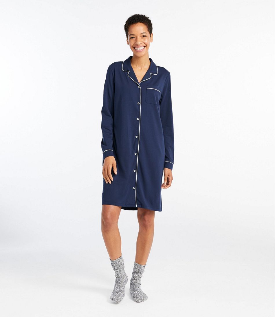 Women's Super-Soft Shrink-Free Pajama Set, Button-Front