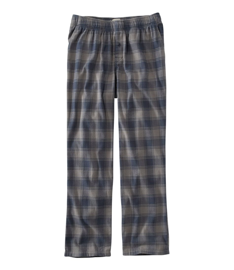 Men's Rangeley Organic Stretch Flannel Sleep Pants, Plaid