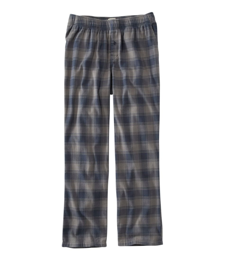 Men's Rangeley Organic Stretch Flannel Sleep Pants, Plaid | Pajamas at ...
