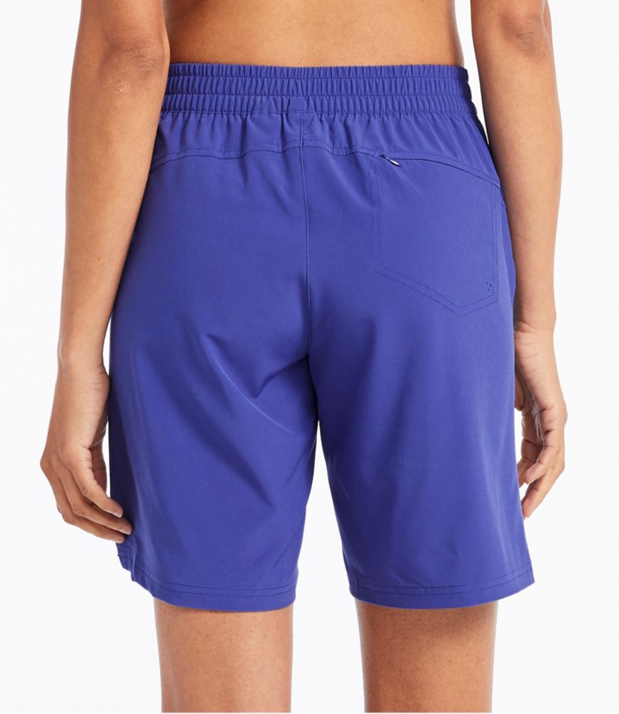 Women's L.L.Bean Stretch UPF Shorts, 9", Cobalt, small image number 3