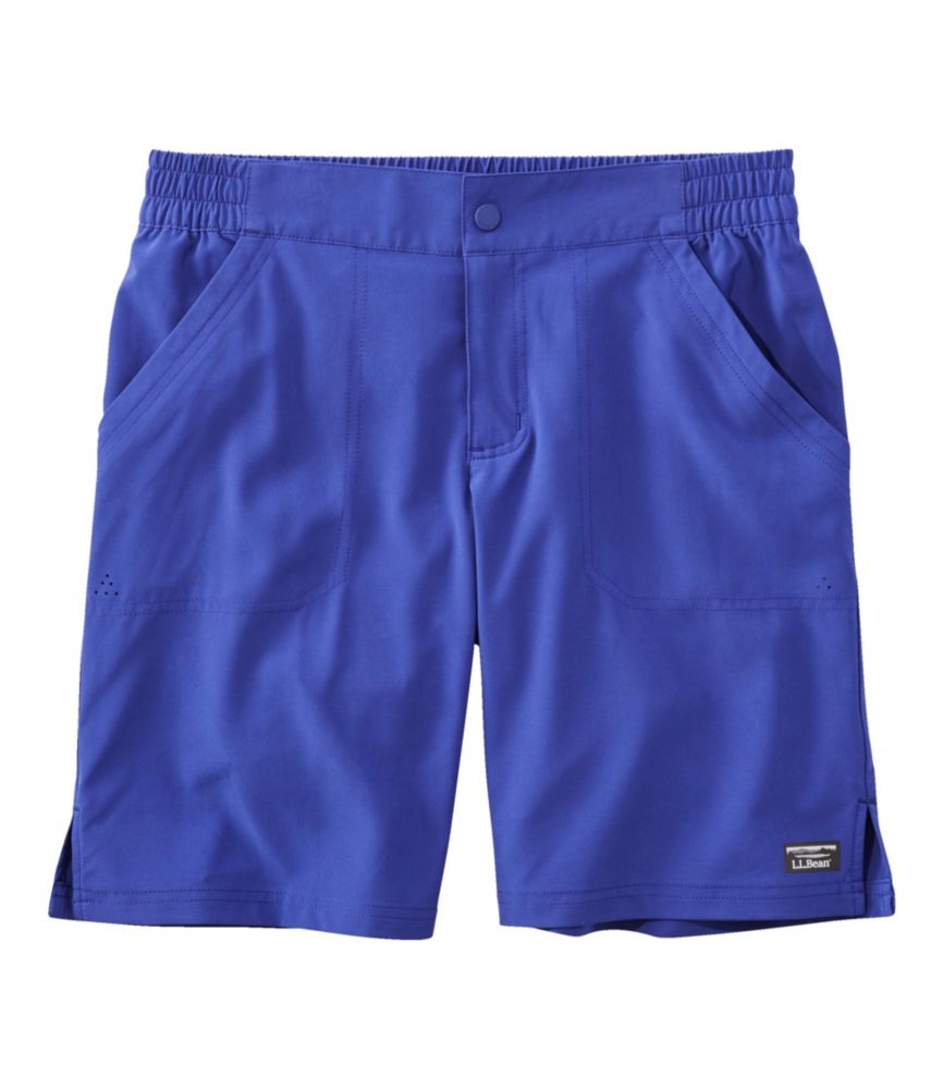 Women's L.L.Bean Stretch UPF Shorts, 9", Cobalt, small image number 1