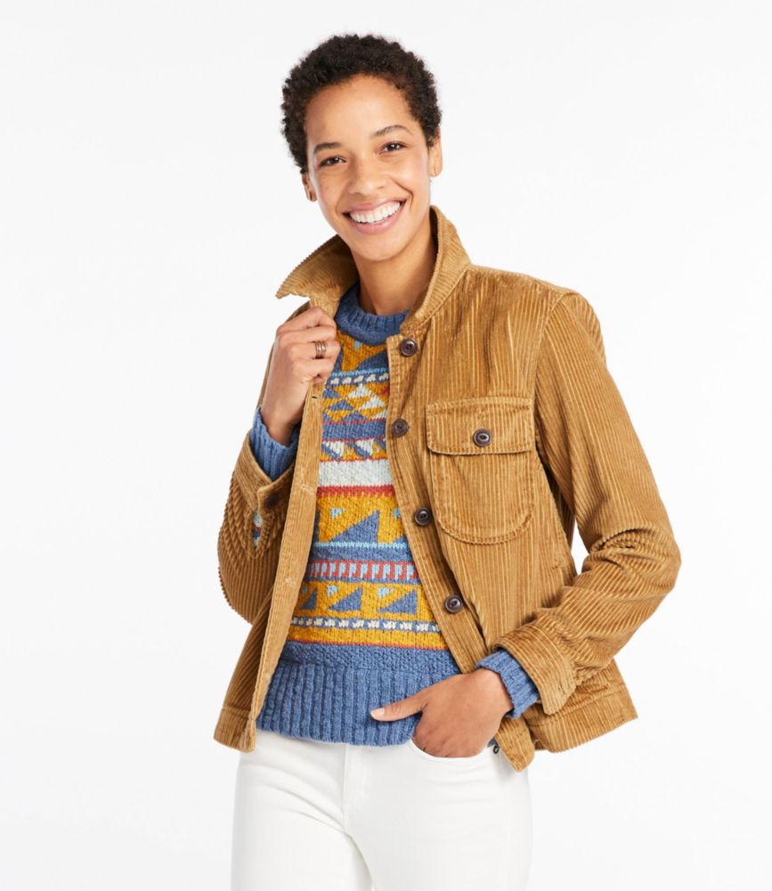 Women's Signature Wide-Wale Shirt Jacket, , small image number 1
