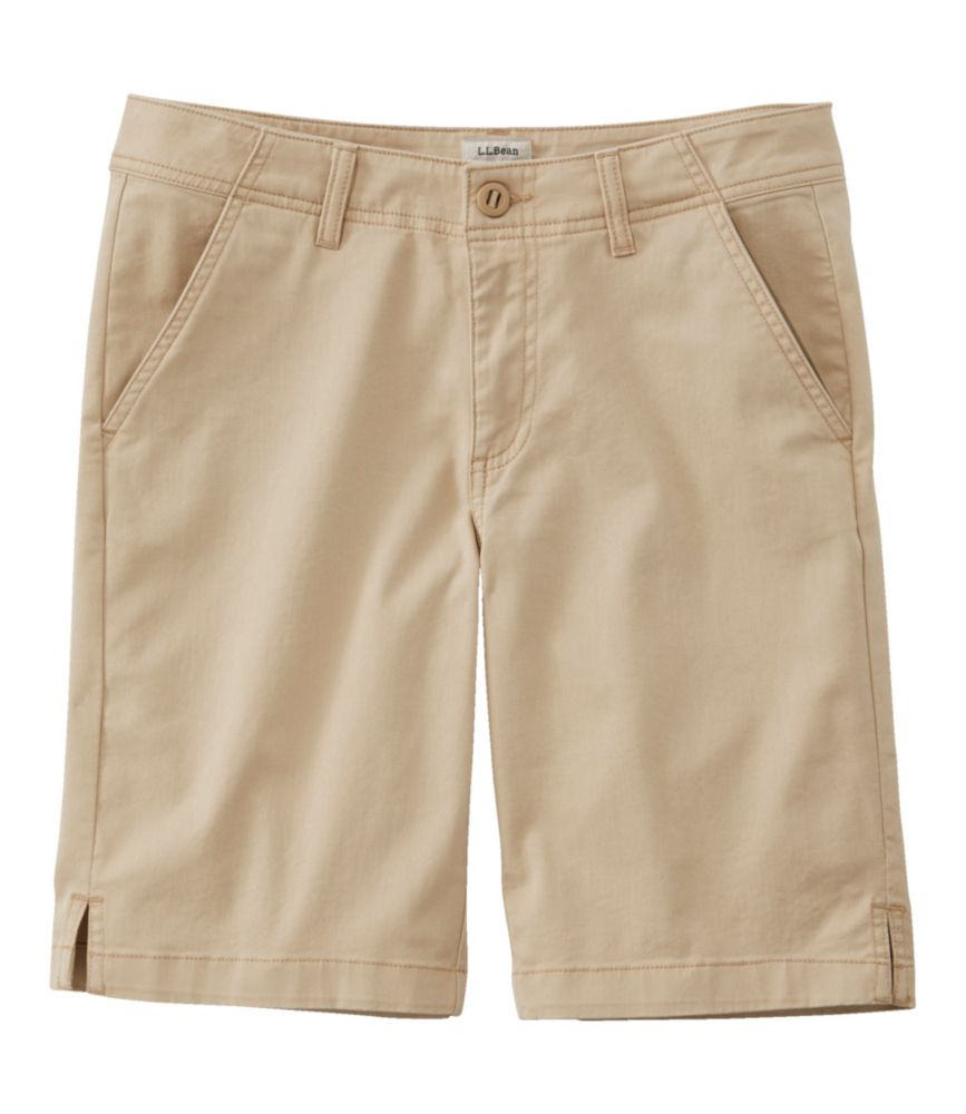 Women's Lakewashed Chino Shorts, Mid-Rise Bermuda, , small image number 5