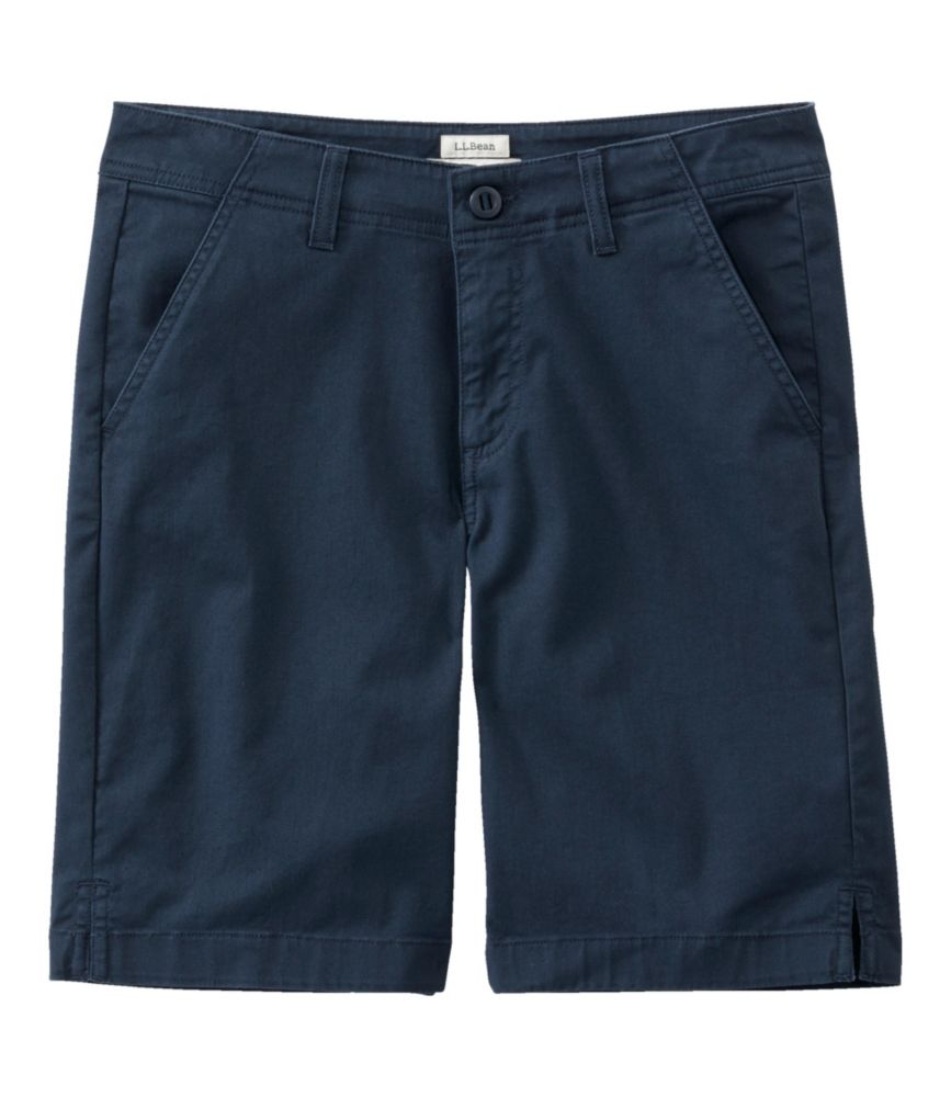 Women's Lakewashed Chino Shorts, Mid-Rise Bermuda