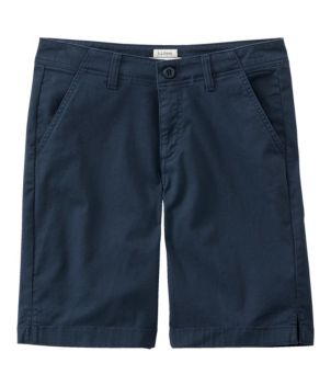 Women's Lakewashed Chino Shorts, Mid-Rise Bermuda