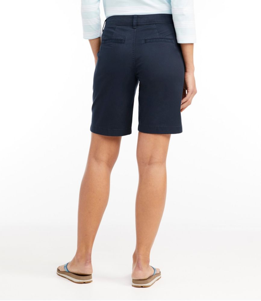 Women's Lakewashed Chino Shorts, Mid-Rise Bermuda