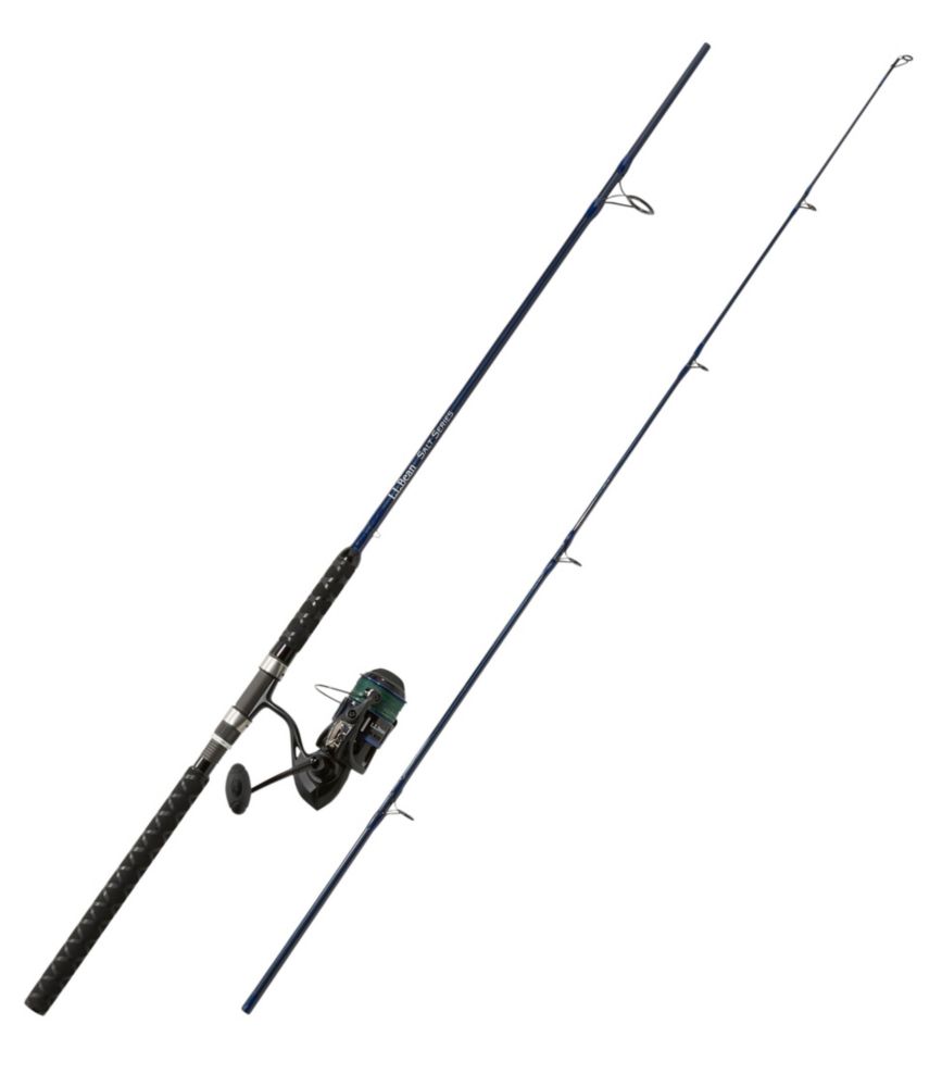 L.L.Bean Saltwater Spinning Rod and Reel Outfits, Blue, small image number 2