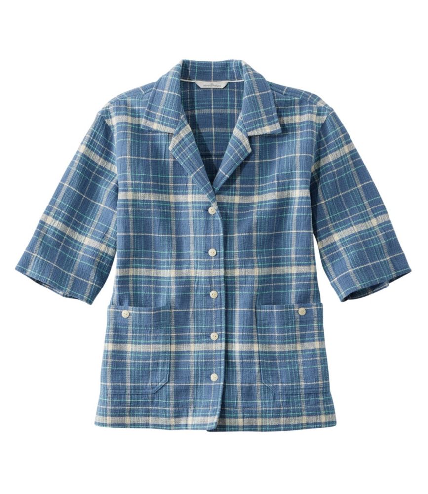 Women's Signature Cool Weave Camp Shirt, Pattern