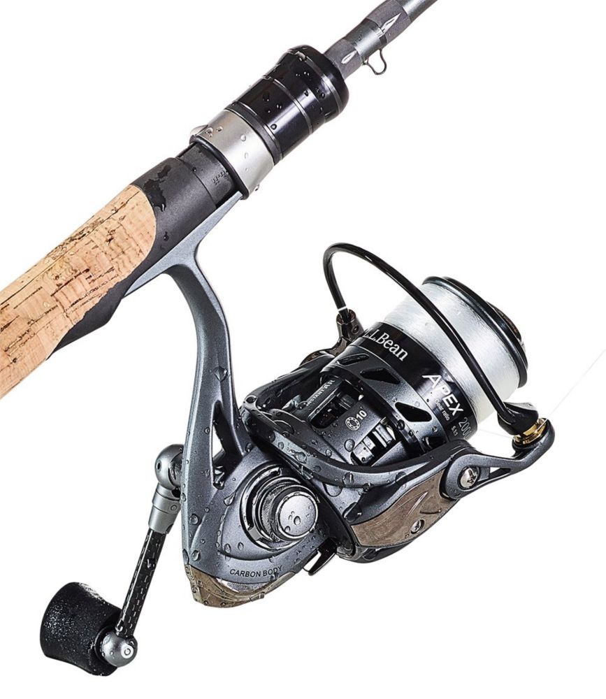 APEX Spinning Rod and Reel Outfits, Gray, small image number 2